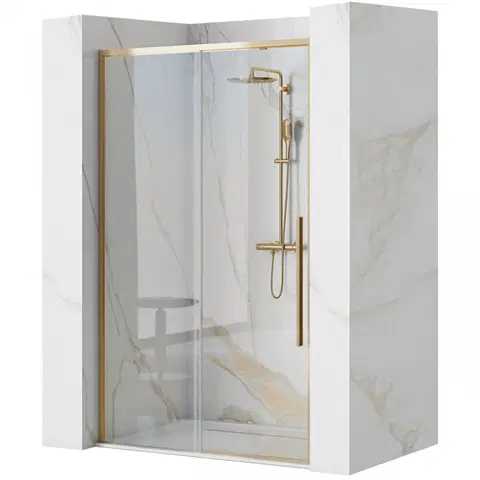 Sprchové kouty Sprchové dveře Rea SOLAR 100 cm zlaté
