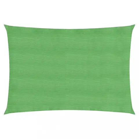 Stínící textilie Stínící plachta obdélníková HDPE 5 x 7 m Dekorhome Světle zelená