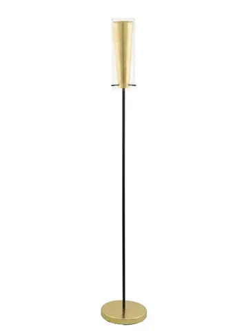 Moderní stojací lampy EGLO Stojací svítidlo PINTO GOLD 97655