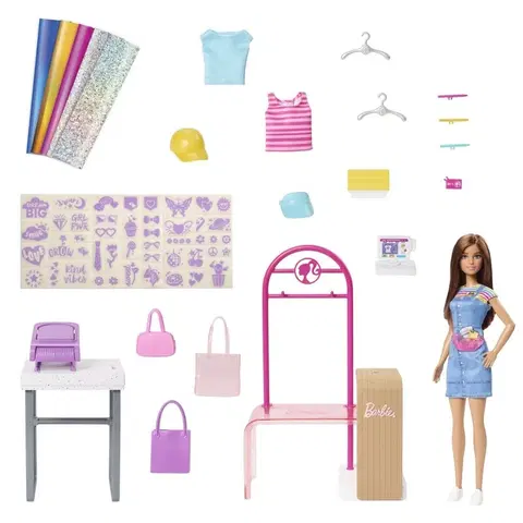 Hračky panenky MATTEL - Barbie módní design studio s panenkou
