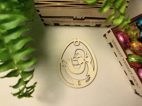 Velikonoční dekorace Vajíčko s motivem kachny