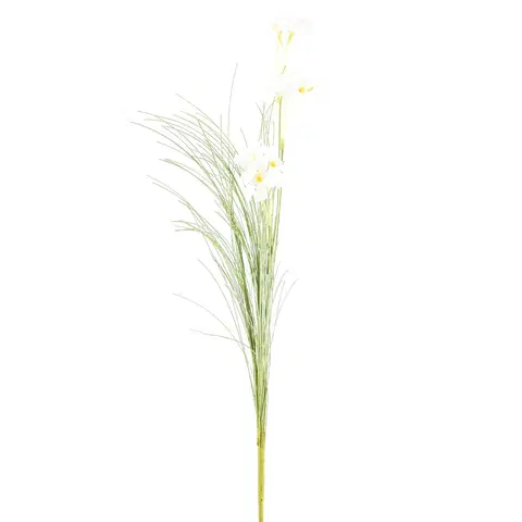 Květiny Umělé luční květy 51 cm, bílá