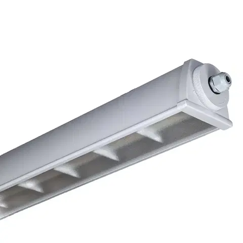 Průmyslová zářivková svítidla Beghelli PRÄZISA Difuzní světlo LED odolné proti vlhkosti AcciaioECO 32W