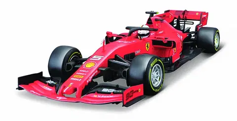 Hračky BBURAGO - Bburago 1:18 Ferrari  Racing F1 2019 SF90 Sebastian Vettel