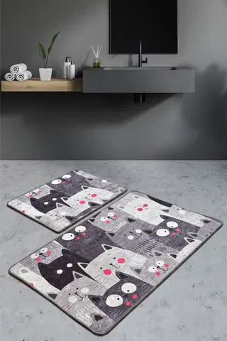 Koupelnové předložky L'essentiel Koupelnová sada koberečků Meow 