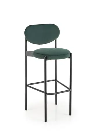 Barové židle HALMAR Barová židle H108 tmavě zelená