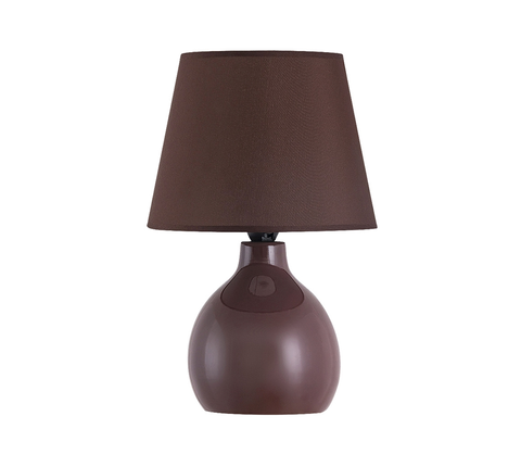 Stolní lampy Rabalux Rabalux 4476 - Stolní lampa INGRID 1xE14/40W/230V hnědá 