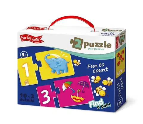Hračky puzzle FAR FAR LAND - Double Puzzle. Zábava počítat