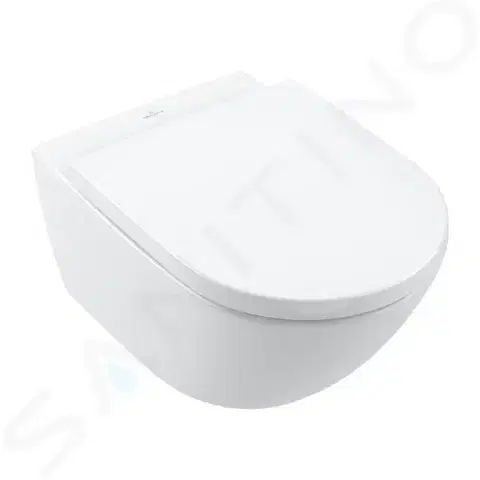 Záchody VILLEROY & BOCH Subway 3.0 Závěsné WC, TwistFlush, CeramicPlus, alpská bílá 4670T0R1