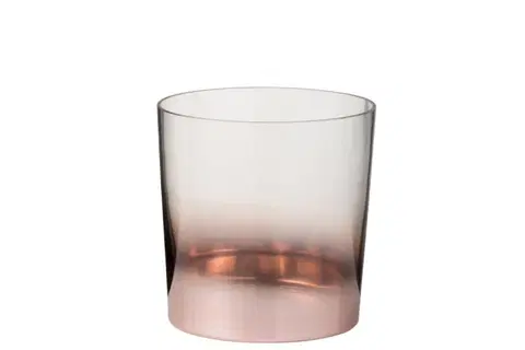 Sklenice Sklenice na led na láhev Copper Glass - Ø 13*14 cm J-Line by Jolipa 85996