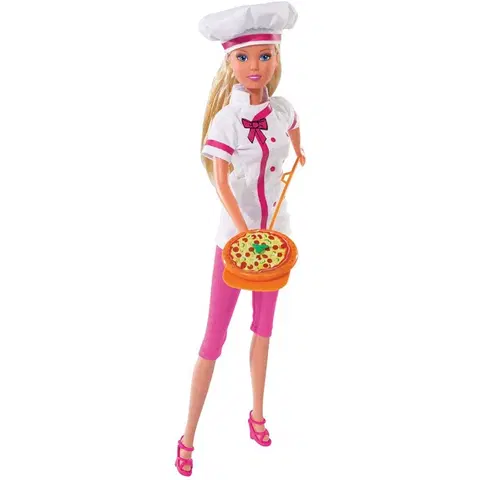 Hračky panenky SIMBA - Panenka Steffi Love Pizza Chef