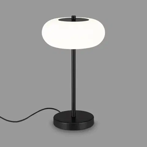 Stolní lampy Briloner LED stolní lampa Voco s dotykovým stmívačem, černá