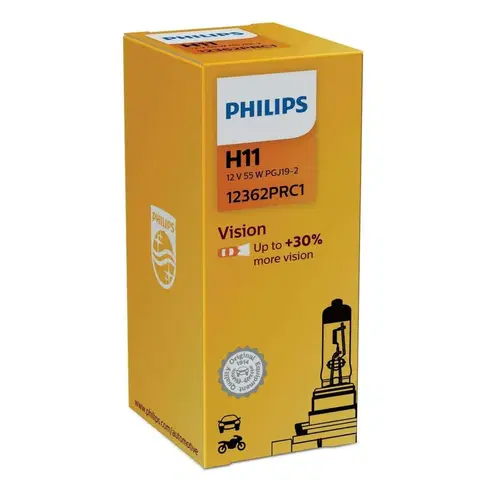 Autožárovky Philips H11 12V PGJ19-2 12362PRC1