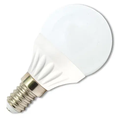 LED žárovky Ecolite LED mini globe E14, 5W, 4100K, 450lm LED5W-G45/E14/4100