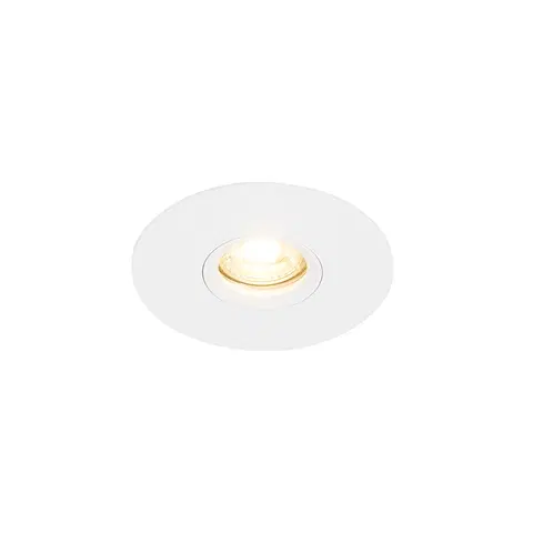 Podhledove svetlo Moderní zapuštěné bodové bílé 12 cm - Buco