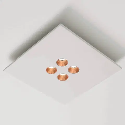 Stropní svítidla ICONE ICONE Confort - LED stropní svítidlo, bílá měď