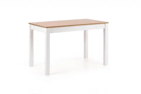 Jídelní stoly HALMAR Jídelní stůl Ksawery dub sonoma/bílá