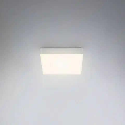 Stropní svítidla Briloner LED stropní světlo Flame, 15,7 x 15,7 cm, stříbrná