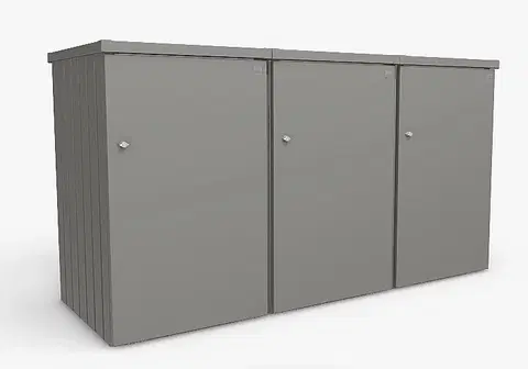 Úložné boxy Biohort Box na popelnici BIOHORT Alex 3 (šedá křemen metalíza)