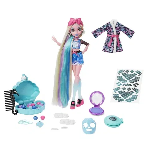Hračky panenky MATTEL - Monster High panenka lagoona a wellděsový relax