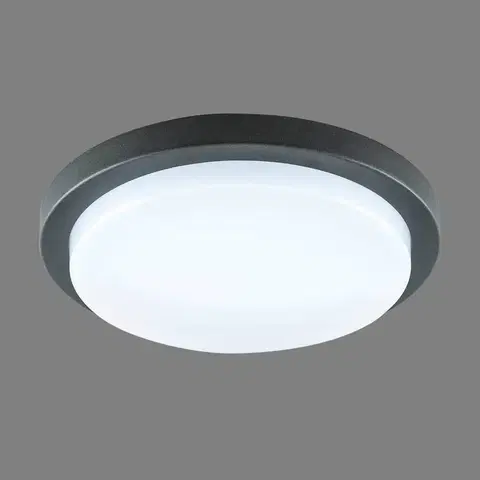 Venkovní světla na dům EVN EVN Tectum LED stropní světlo kulaté Ø 24,6 cm