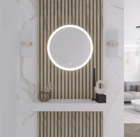 Zrcadla Zrcadlo s LED osvětlením Orandiu L, 60 cm