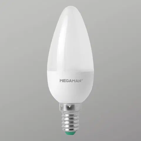 LED žárovky Megaman E14 3,5W LED svíčková žárovka opál, 2 800K