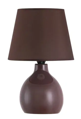 Lampy na noční stolek Rabalux stolní lampa Ingrid E14 1x MAX 40W hnědá 4476