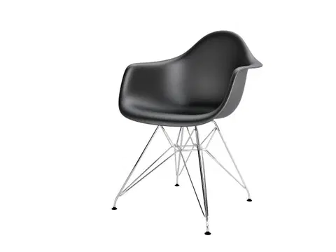 Výprodej nábytku skladem ArtD Židle P018 / inspirovaná DAR / černá