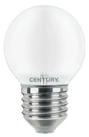 LED žárovky CENTURY LED FILAMENT MINI GLOBE SATEN 4W E27 4000K 470Lm 360d 45x72mm IP20 CEN INSH1G-042740