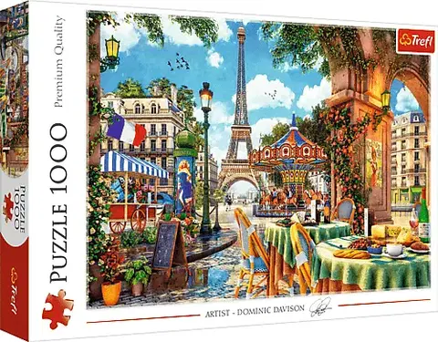 Hračky puzzle TREFL - Puzzle 1000 - Pařížské ráno
