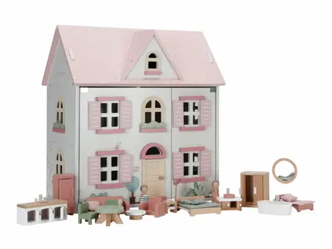 Hračky panenky LITTLE DUTCH - Domeček pro panenky dřevěný