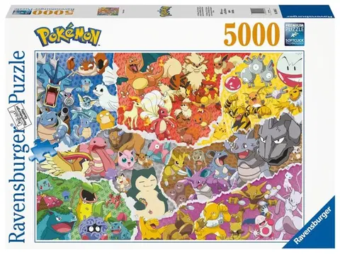 Hračky puzzle RAVENSBURGER - Pokémon 5000 dílků