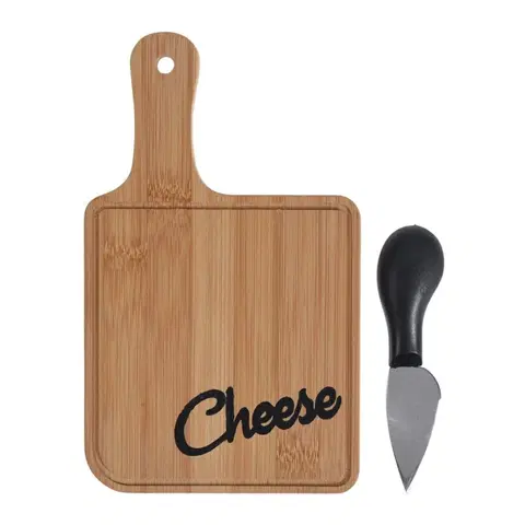 Prkénka a krájecí desky DekorStyle Deska na krájení Cheese + nůž