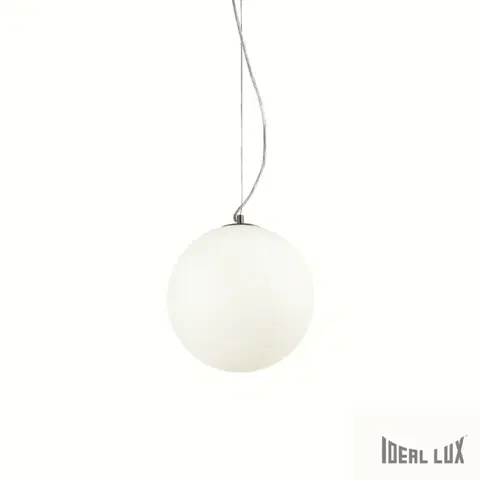 Klasická závěsná svítidla Ideal Lux MAPA BIANCO SP1 D30 SVÍTIDLO ZÁVĚSNÉ 009087