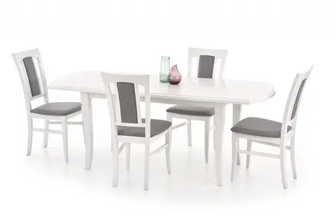 Jídelní stoly Rozkládací jídelní stůl FRYDERYK Halmar Bílá