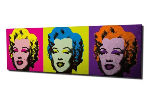 Obrazy Wallity Reprodukce obrazu Andyho Warhola Marilyn Monroe PC059 30x80 cm