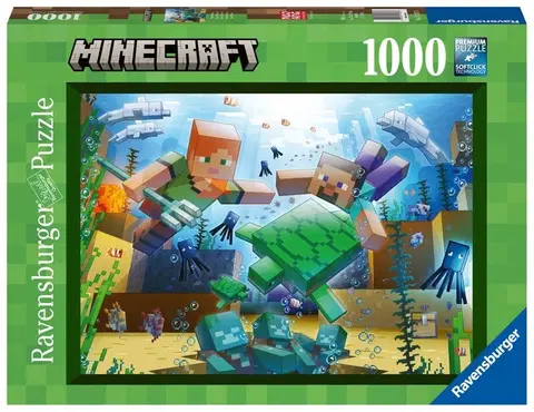 Hračky puzzle RAVENSBURGER - Minecraft 1000 dílků