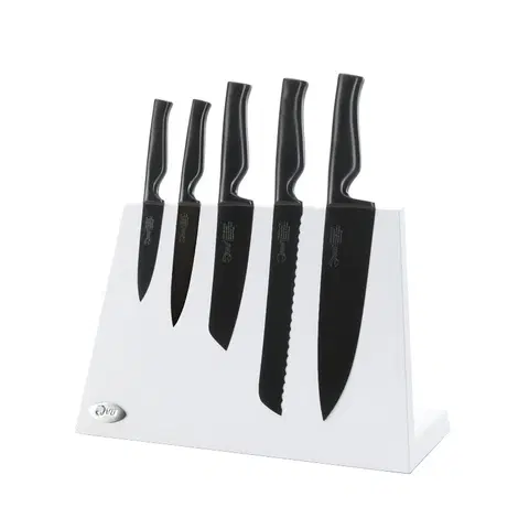 Kuchyňské nože IVO Blok IVO BlackPrestige s 5 noži 109108