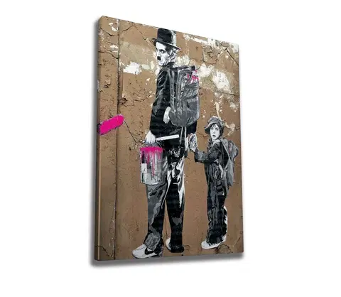 Obrazy Wallity Obraz na plátně Chaplin WY57 50x70 cm