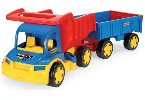 Hračky WADER -  GIGANT truck auto s vlečkou