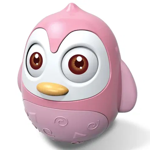 Hračky BAYO - Kývací hračka tučňák pink