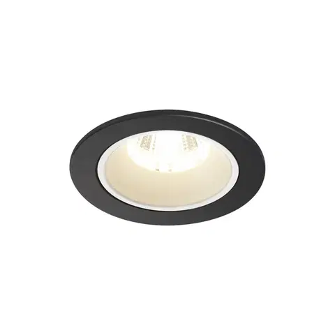LED podhledová svítidla SLV BIG WHITE NUMINOS DL S vnitřní LED zápustné stropní svítidlo černá/bílá 4000 K 20° včetně listových pružin 1003818