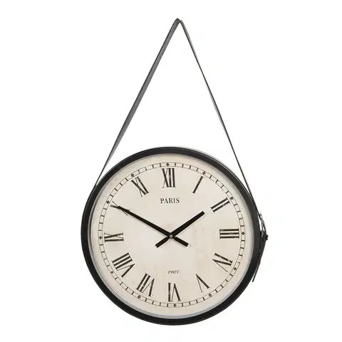 Hodiny Závěsné vintage hodiny Paris 1907 - 42*4 cm Clayre & Eef 6KL0697