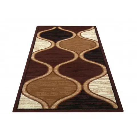 Moderní koberce Elegantní koberec v odstínech hnědé