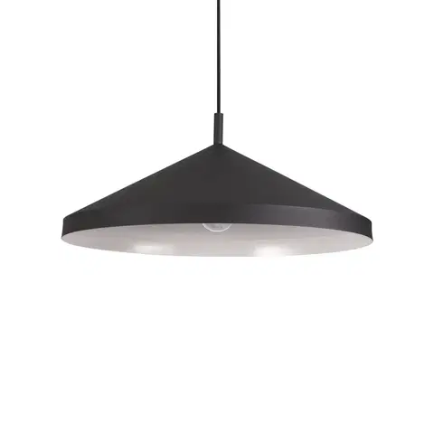 Závěsná světla Ideallux Ideal Lux Yurta závěsné světlo černé Ø 50cm