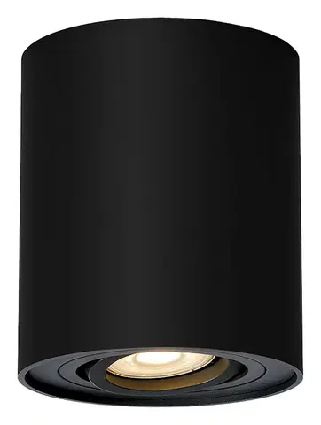 Moderní stropní svítidla Rabalux stropní svítidlo Kobald GU10 1x MAX 42W matná černá 2047