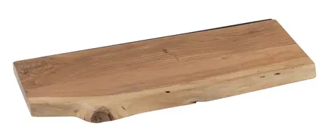 Regály a poličky Nástěnná dřevěná police z akáciového dřeva Gerard Acacia S - 70*27*4cm J-Line by Jolipa 23900
