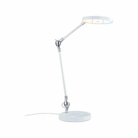 Stolní lampy do kanceláře PAULMANN LED stolní lampa na psací stůl Numis CCT 11W bílá