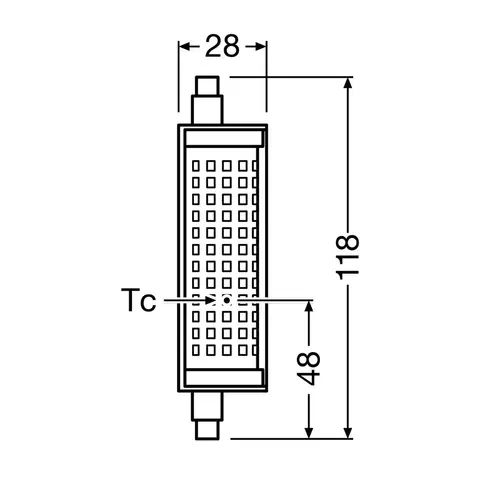 Stmívatelné LED žárovky OSRAM OSRAM LED žárovka R7s 19W 2 700K stmívatelná